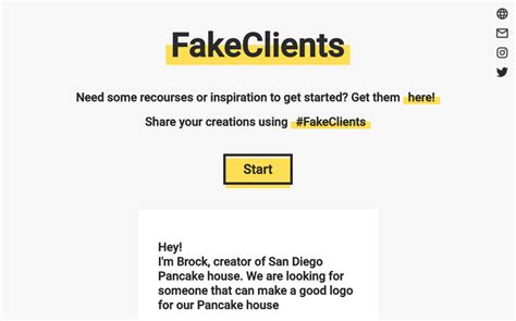 fake design briefs